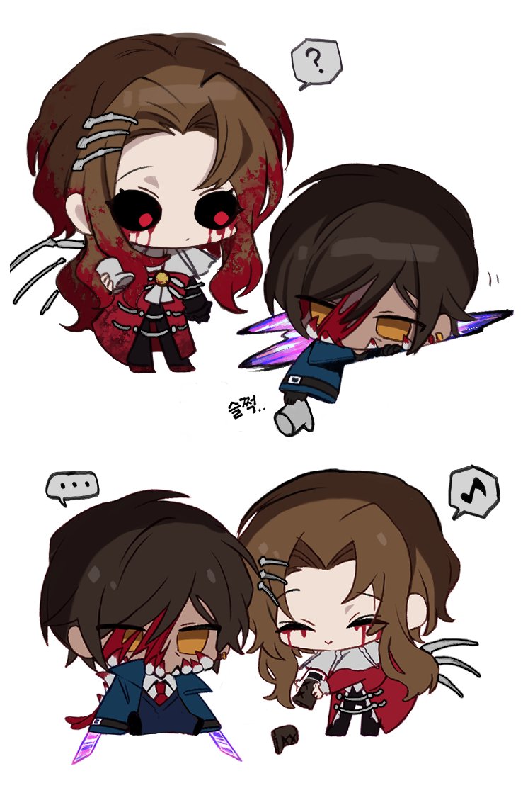 outis and rodion (project moon and 1 more) drawn by yippee