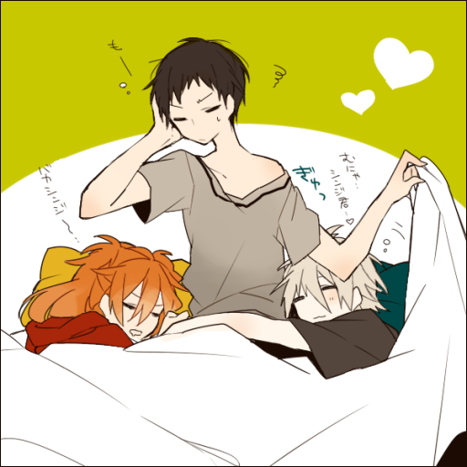 souryuu asuka langley, ikari shinji, and nagisa kaworu (neon genesis evangelion) drawn by akina422