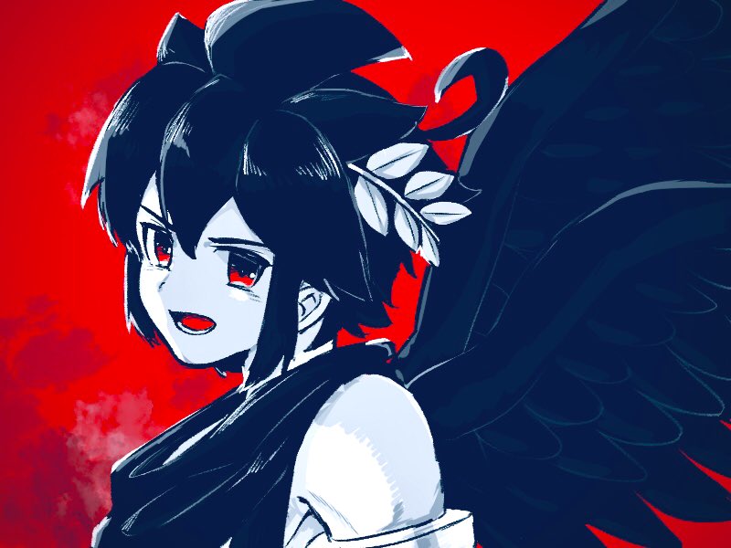 dark pit (kid icarus and 1 more) drawn by waffuum
