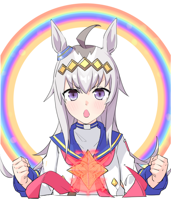 oguri cap and god gundam (umamusume and 2 more) drawn by ayuuuuuu