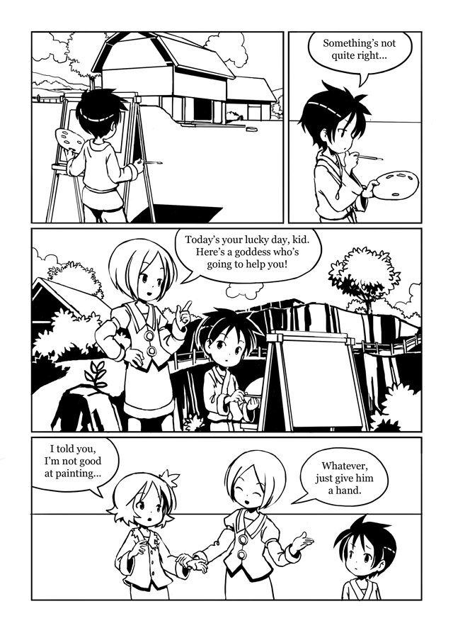 aki shizuha and lunasa prismriver (touhou) drawn by sixten