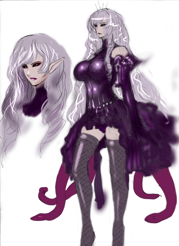 alipheese fateburn i (mon-musu quest!) drawn by naglfar
