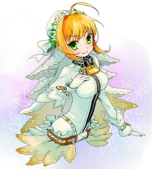 nero claudius (fate and 2 more) drawn by yasuu!