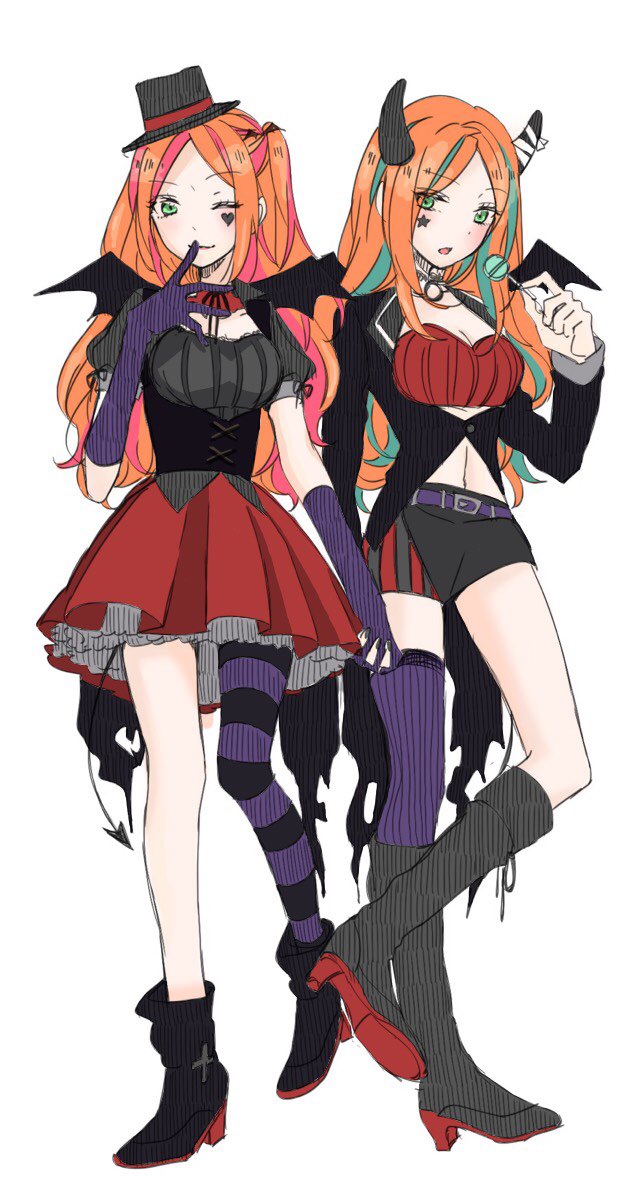 aoi hinata and aoi yuta (ensemble stars!) drawn by ando_chi