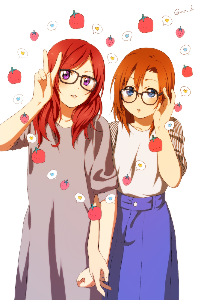 nishikino maki, kosaka honoka, nitta emi, and pile (love live! and 1 more) drawn by inuzuka_bouru