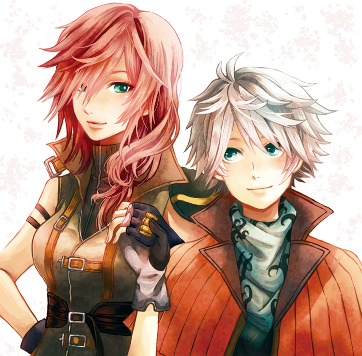 lightning farron and hope estheim (final fantasy and 1 more) drawn by nnoa
