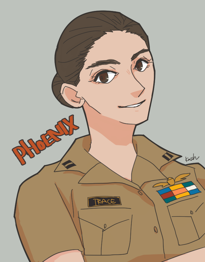 natasha "phoenix" trace (top gun and 1 more) drawn by fabl