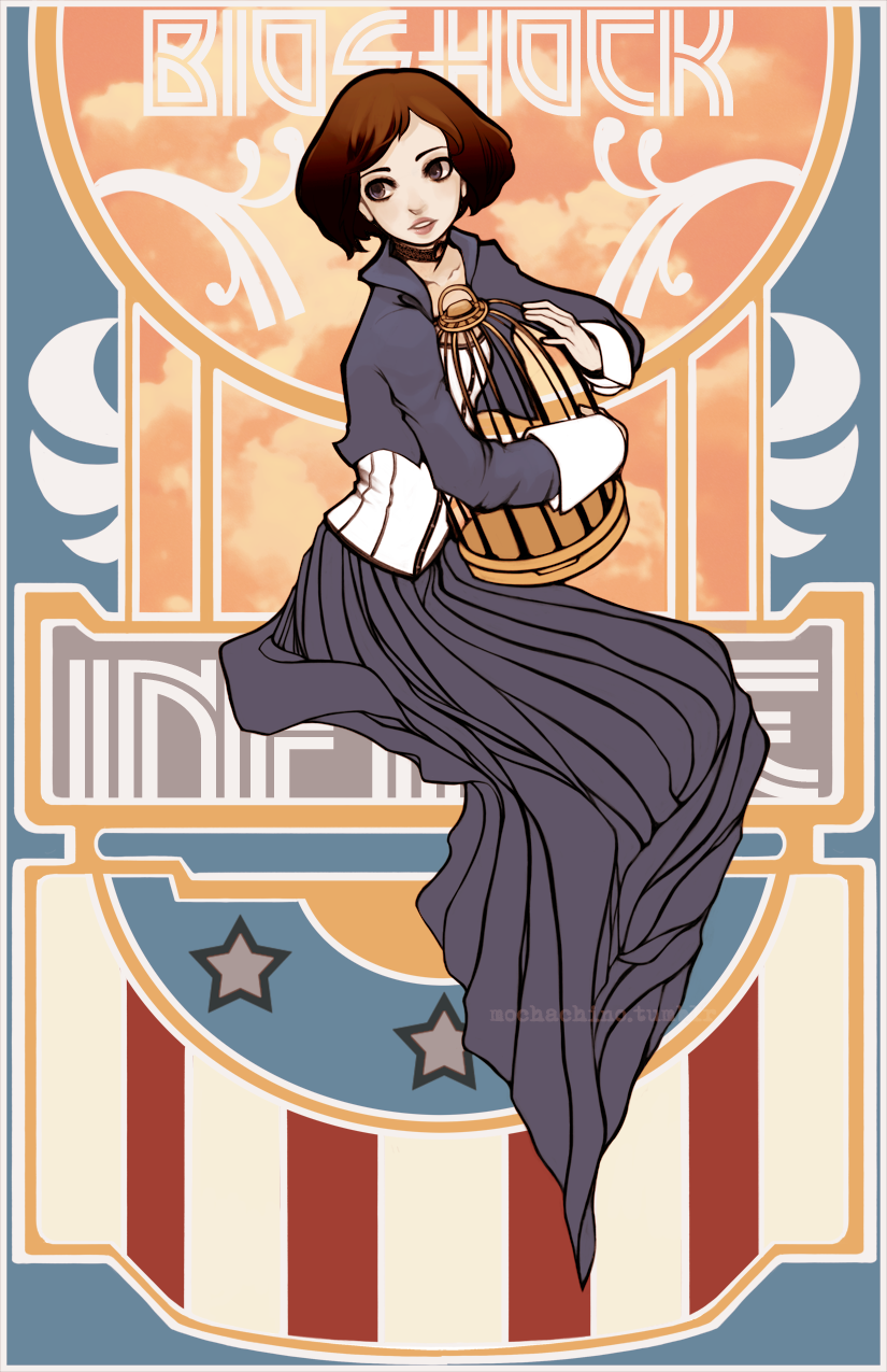 elizabeth (bioshock and 1 more) drawn by mocha_(mochamura)