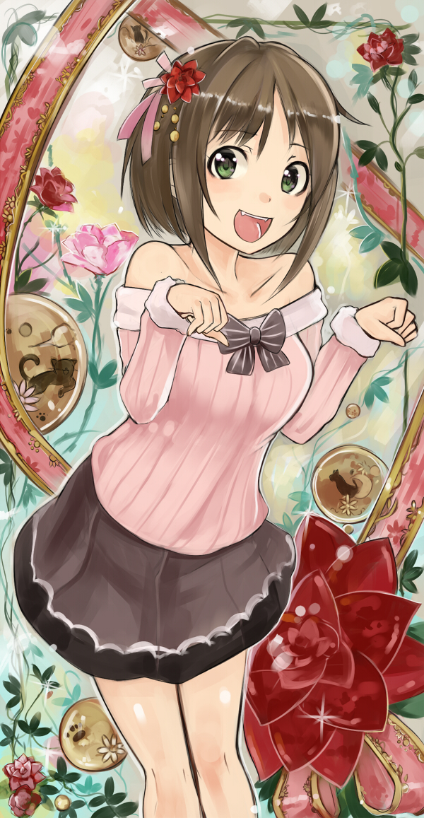 maekawa miku (idolmaster and 1 more) drawn by nerotarou