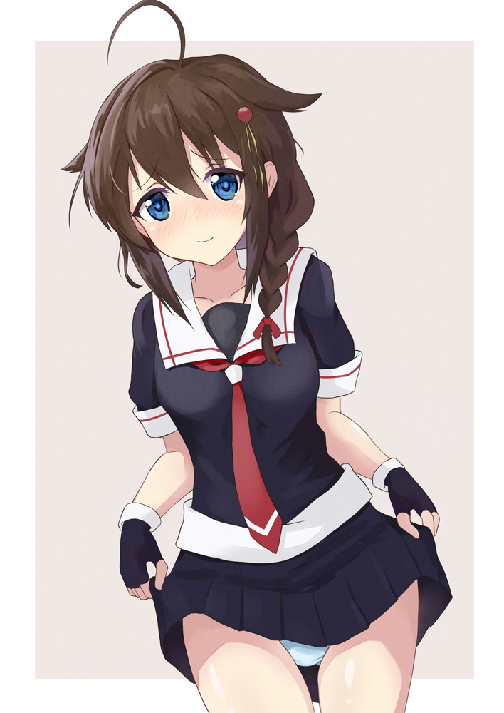 shigure and shigure kai ni (kantai collection) drawn by cube_(cube00)