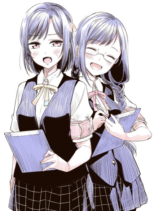 yuki setsuna, mifune shioriko, and nakagawa nana (love live! and 1 more) drawn by chado