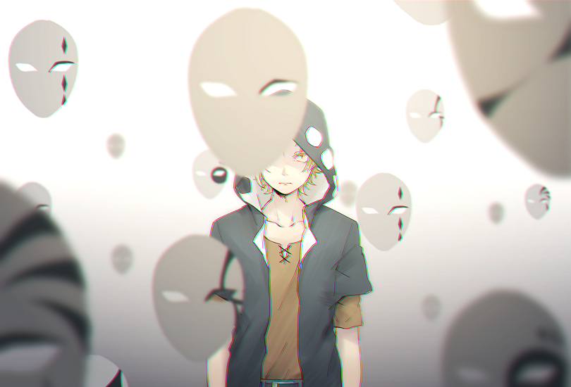 kano shuuya (kagerou project and 2 more) drawn by nekome3
