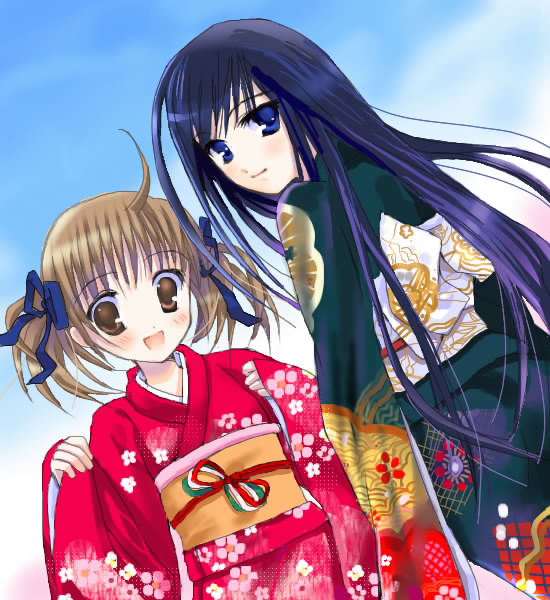 fukuzawa yumi and ogasawara sachiko (maria-sama ga miteru) drawn by chimaro