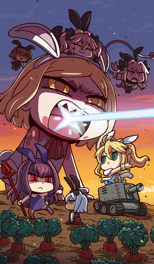 artoria pendragon, fujimaru ritsuka, tamamo, scathach, astolfo, and 3 more (fate and 1 more) drawn by riyo_(lyomsnpmp)