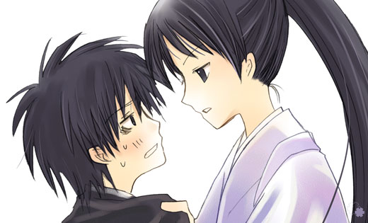 yukimura tokine and sumimura yoshimori (kekkaishi) drawn by shima_yukiwa