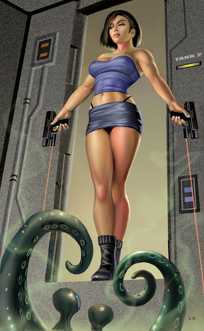 jill valentine (resident evil) drawn by alan_gutierrez