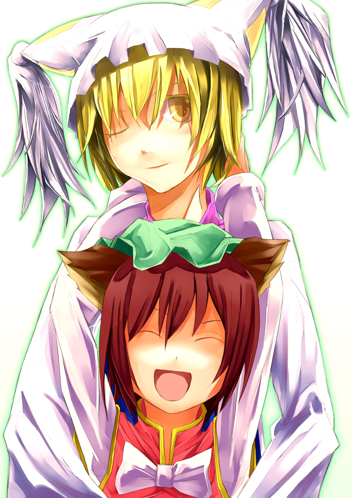 yakumo ran and chen (touhou) drawn by reitsuki_kazuma