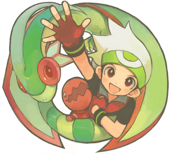 brendan, flygon, and trapinch (pokemon and 2 more) drawn by muguu