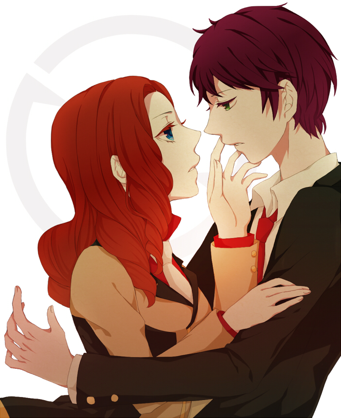 takakura kanba and natsume masako (mawaru penguindrum) drawn by hiro_satochi