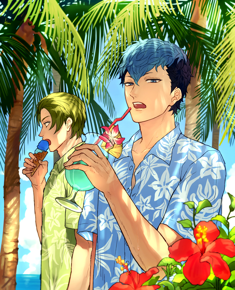 python and forsyth (fire emblem and 1 more) drawn by akke