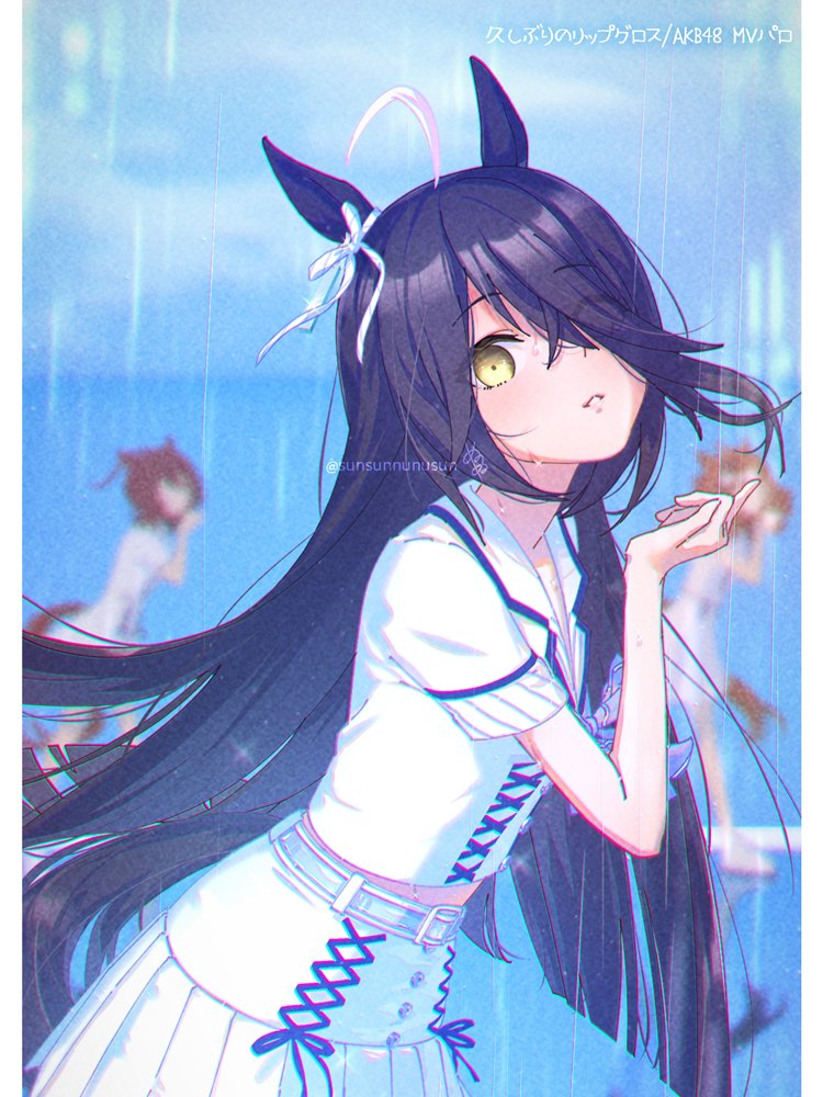 agnes tachyon, manhattan cafe, and jungle pocket (umamusume) drawn by sunsunnunusun