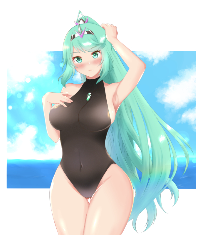 pneuma (xenoblade chronicles and 1 more) drawn by musubi_moni