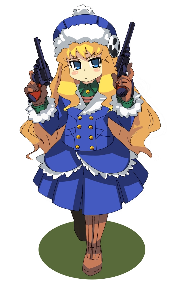 jack frost, gunner, and gunner 2 (sekaiju no meikyuu and 1 more) drawn by motatsuki