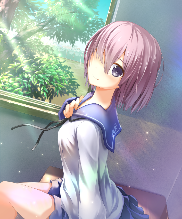 mash kyrielight (fate and 1 more) drawn by hellnyaa