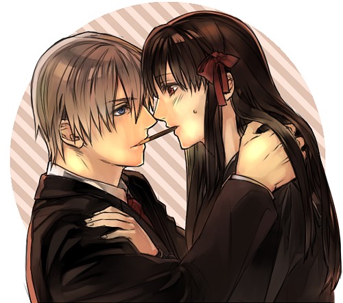 himeno mikoto and himuro hitoshi (kaii shoukougun) drawn by rh0012