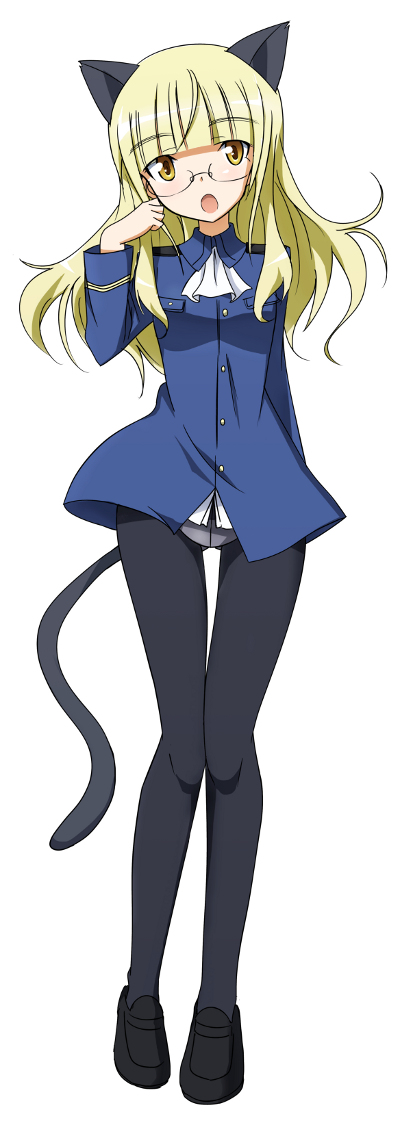 perrine h. clostermann (world witches series and 1 more) drawn by tokiani