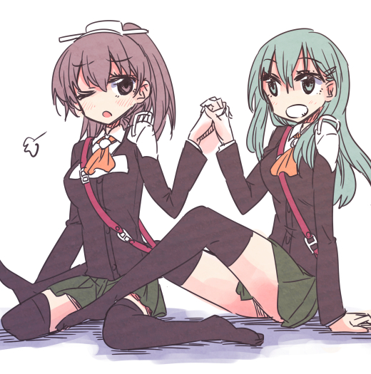 suzuya and kumano (kantai collection) drawn by hikawa_shou