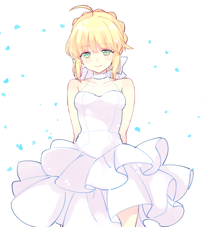 artoria pendragon and saber (fate and 1 more) drawn by 87banana