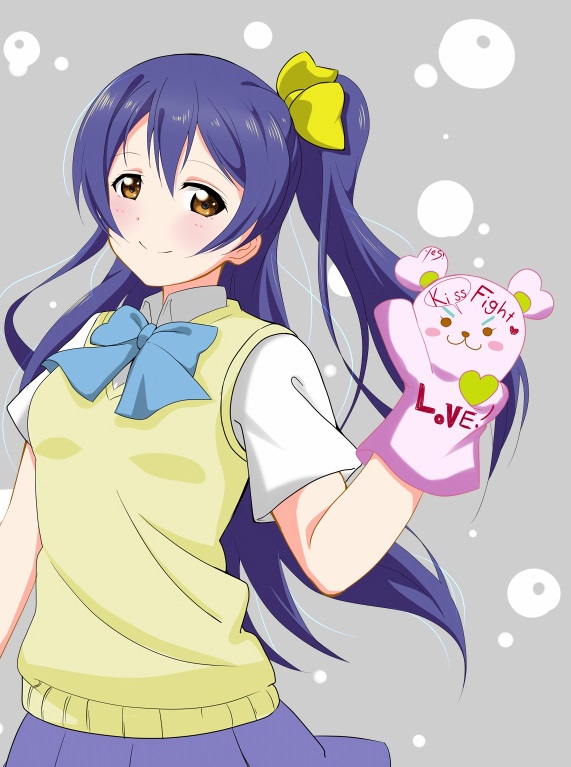 sonoda umi (love live! and 1 more) drawn by frolaytia