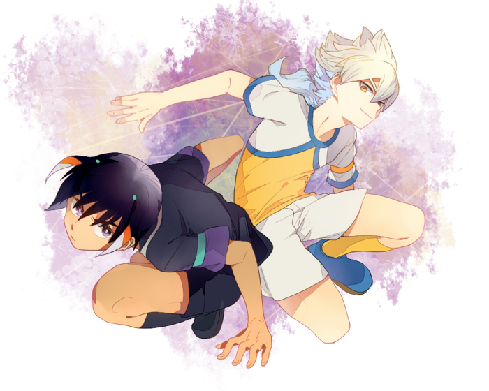 hakuryuu and shuu (inazuma eleven and 1 more) drawn by dosei