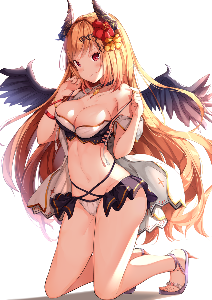dark angel olivia and olivia (granblue fantasy) drawn by shiero.