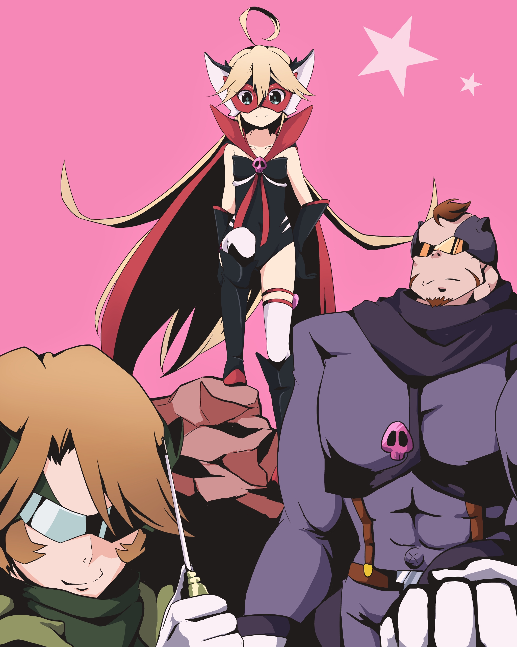 Doronjo Leopard Tonzura Boyakki Elephantus And 1 More Time Bokan And 2 More Drawn By Amano Kouki Danbooru