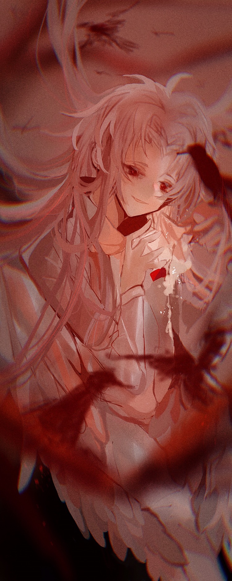 hatsutori hajime and crewmate (saibou shinkyoku) drawn by moli_(22808801320501)