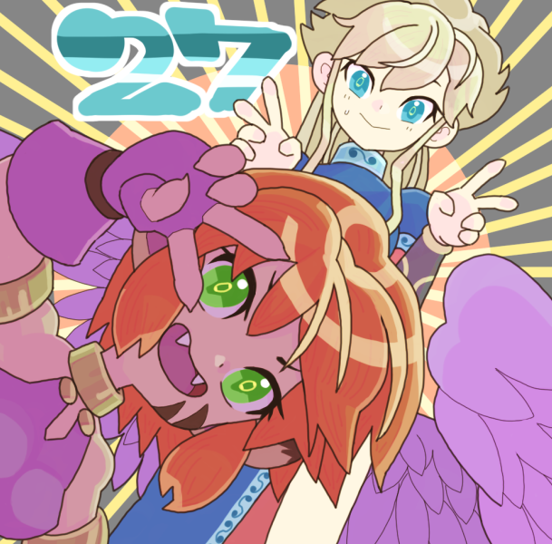 katt and nina (breath of fire and 1 more) drawn by sicky_(pit-bull)