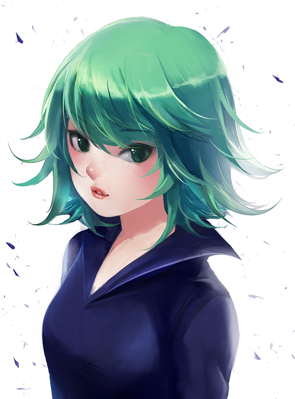 tatsumaki (one-punch man) drawn by stella_chen_yui