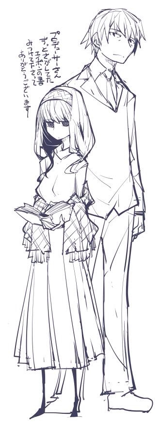producer and sagisawa fumika (idolmaster and 1 more) drawn by dowman_sayman