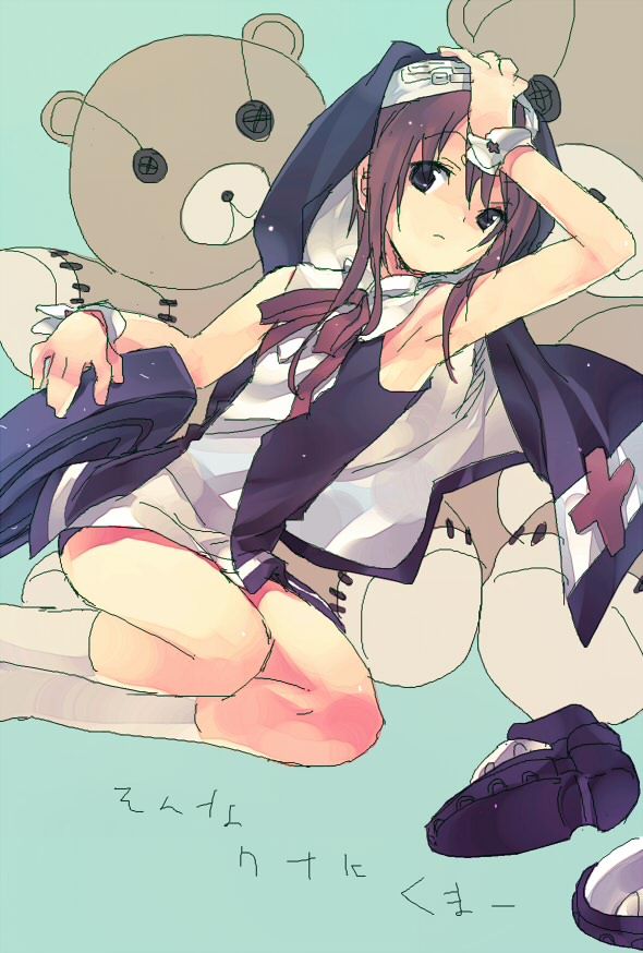 bridget and roger (guilty gear and 1 more) drawn by wanko_(takohati8)
