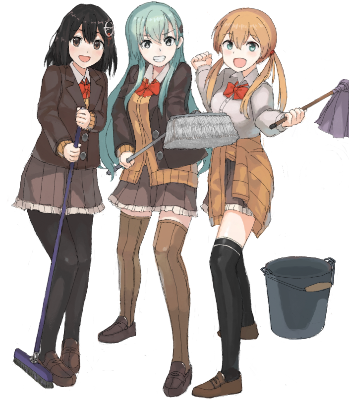 suzuya, prinz eugen, haguro, suzuya kai ni, and haguro kai ni (kantai collection) drawn by tara_reba