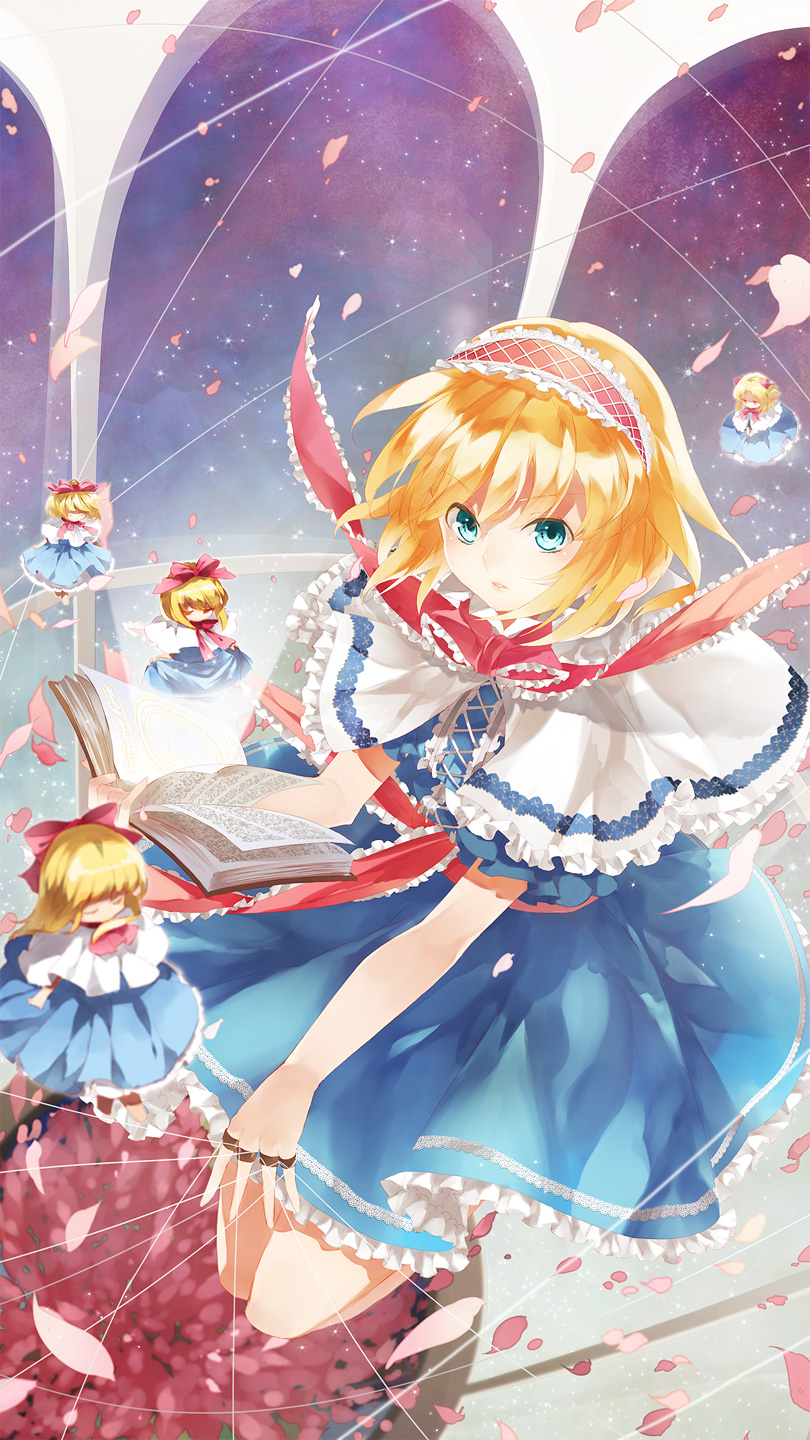 alice margatroid and shanghai doll (touhou) drawn by shiyun
