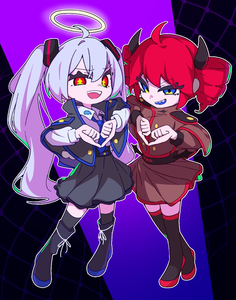 hatsune miku and kasane teto (vocaloid and 3 more) drawn by 1kg_5mm