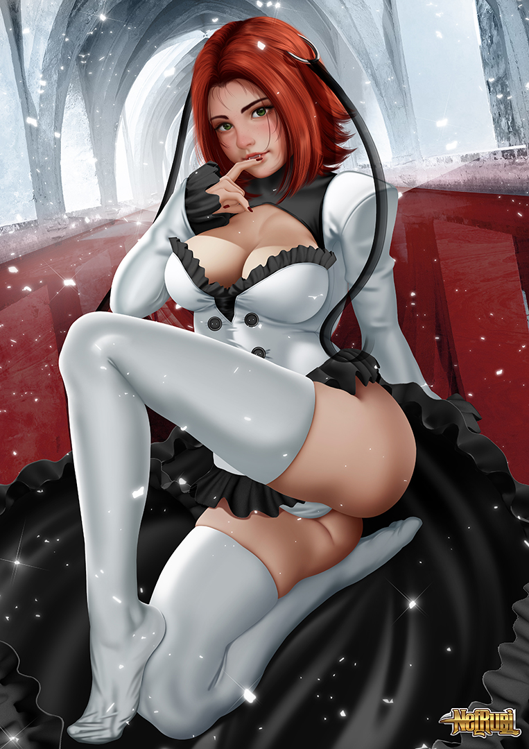 bloodrayne (bloodrayne) drawn by nefrubi