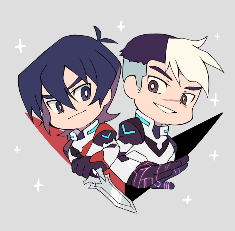 takashi shirogane and keith (voltron and 1 more) drawn by miyata_(lhr)