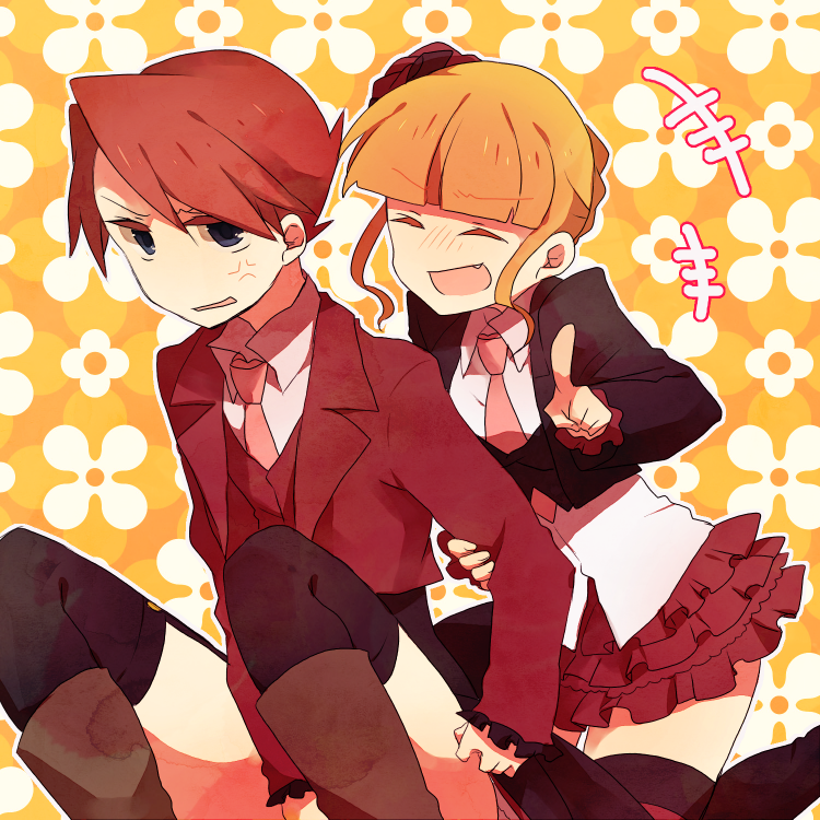 beatrice and ushiromiya battler (umineko no naku koro ni) drawn by anko_(kirikiri)