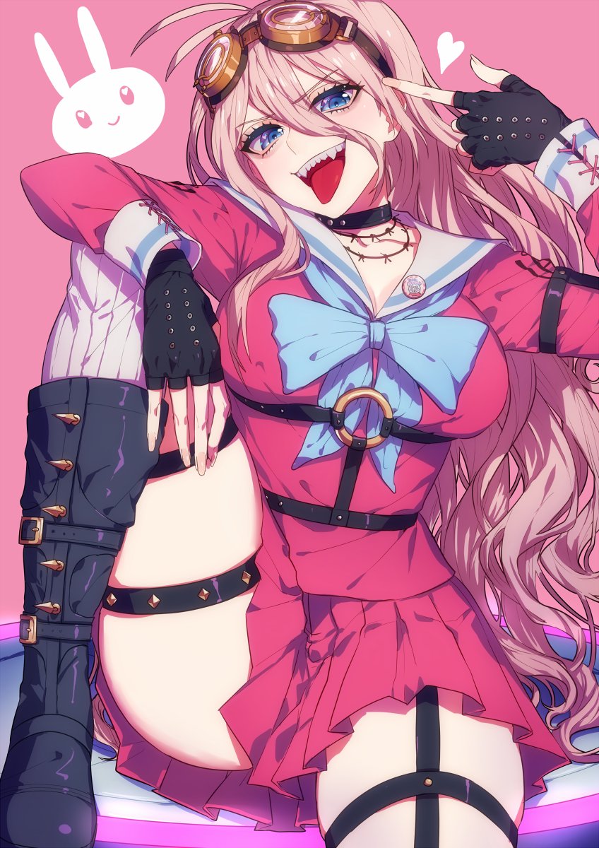 iruma miu (danganronpa and 1 more) drawn by kogarashi_8