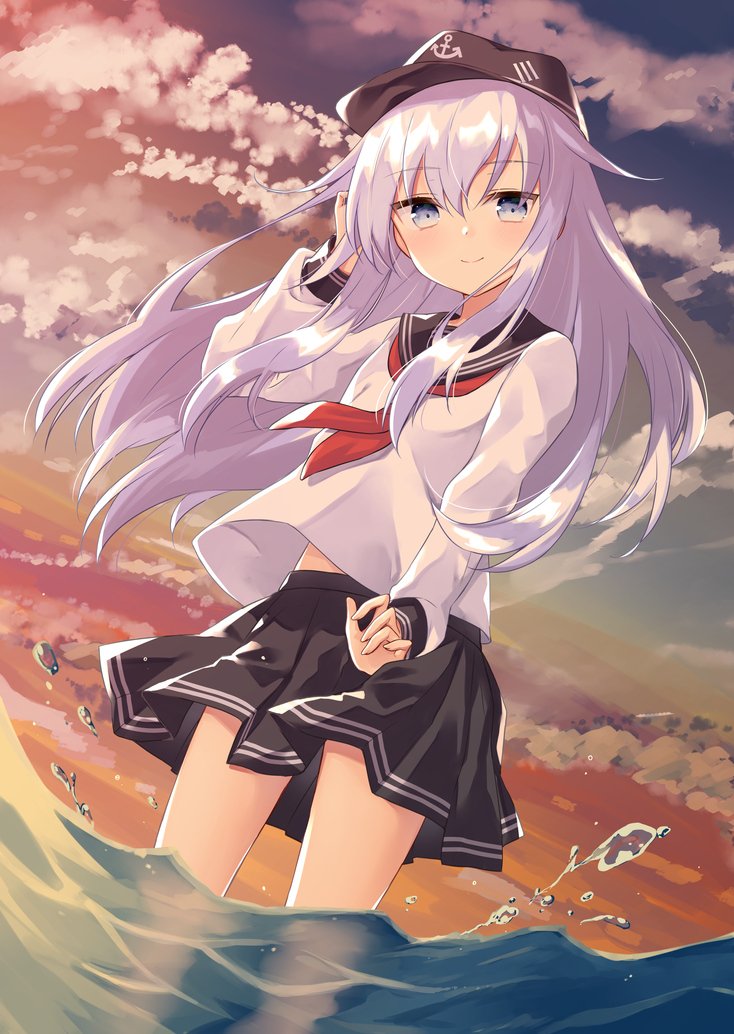 hibiki (kantai collection) drawn by purin_jiisan and tamanotsuyu