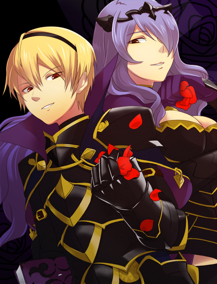 camilla and leo (fire emblem and 1 more) drawn by mimu_(imonikai)